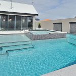 Concrete Pool Spa and Water Feature